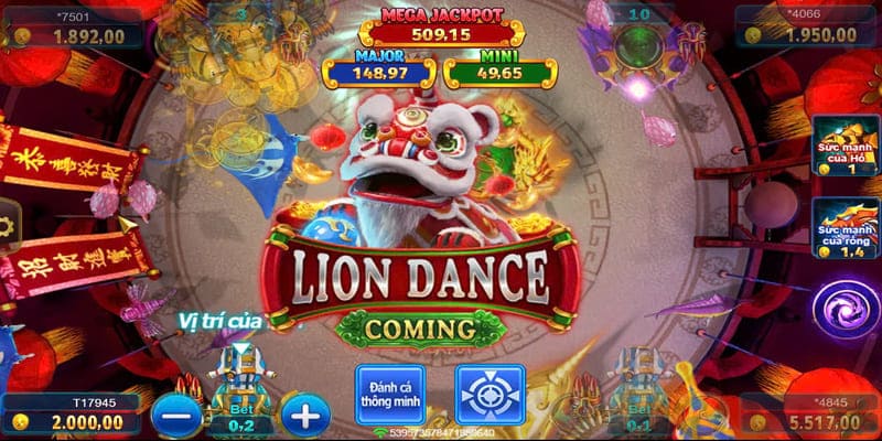 Săn cá Jackpot được trang bị nhiều tính năng thú vị